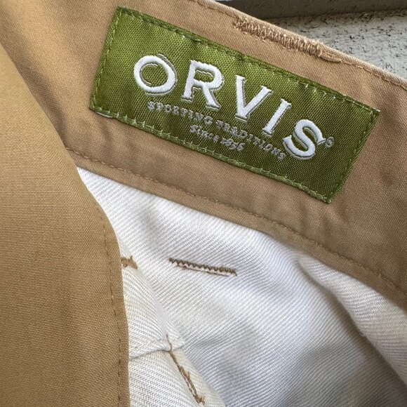Orvis Vintage Chap-Front Upland Pants Khaki/Gray 44 - Picture 3 of 11